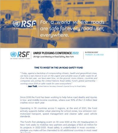 UNRSF HLM Pledging Event - Press Release 