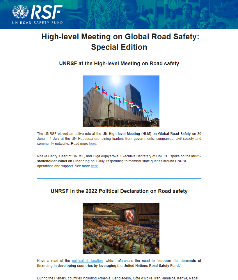 UNRSF Newsletter HLM Special Edition 2022