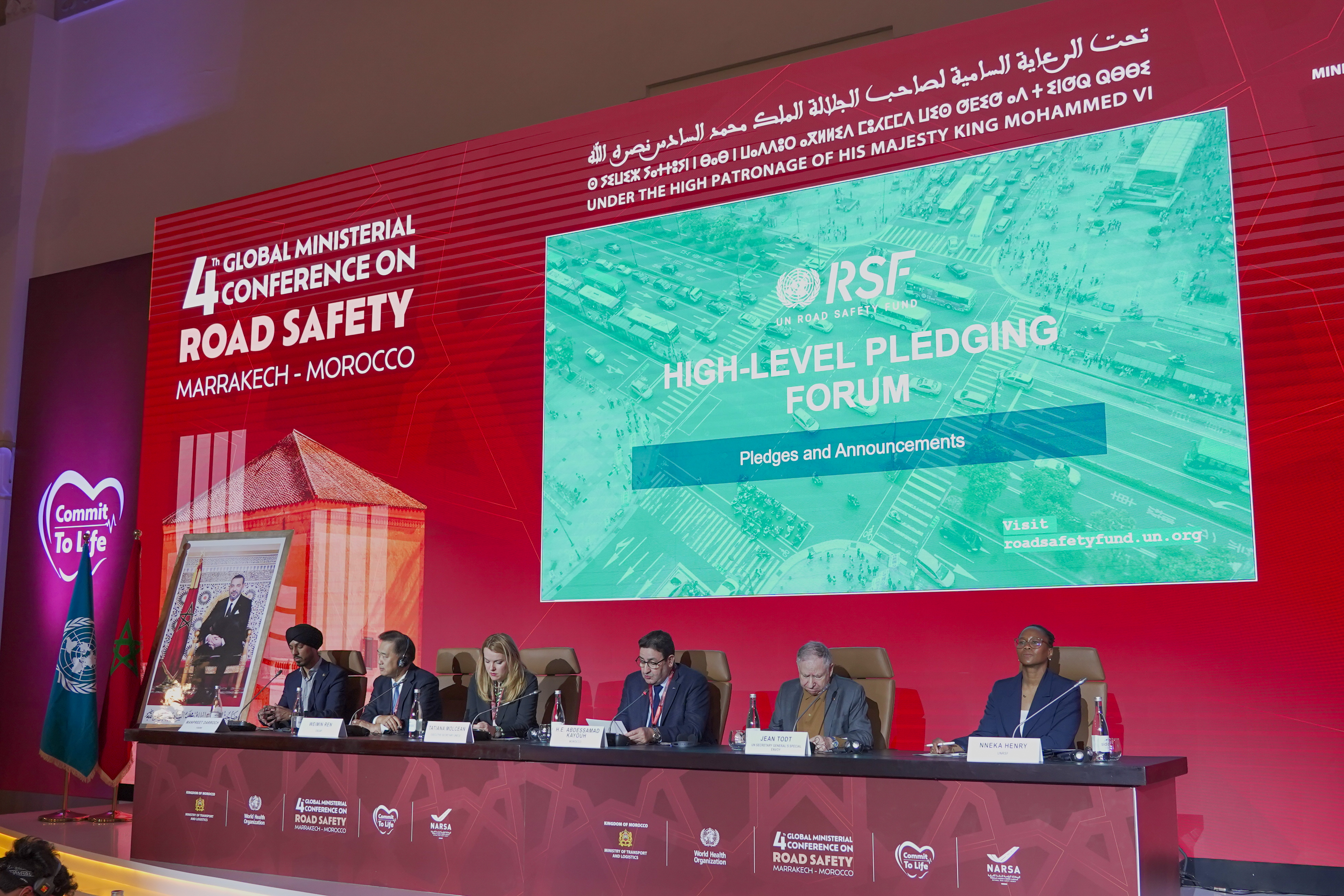 H.E. Abdessamad Kayouh, Minister of Transport and Logistics of Morocco emphasised Morocco’s commitment to advancing road safety efforts.