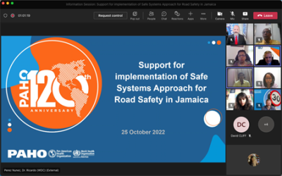 Information Session: Support for implementation of Safe Systems Approach for Road Safety in Jamaica