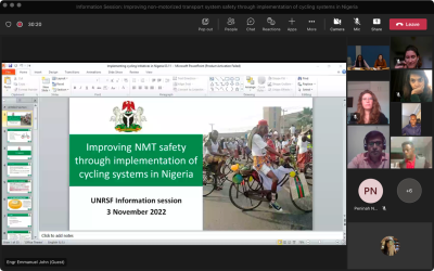 Information Session: Improving non-motorized transport system safety through implementation of cycling systems in Nigeria 