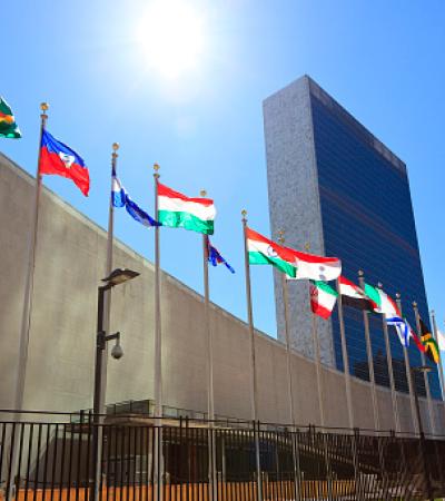UN headquarters in News York USA