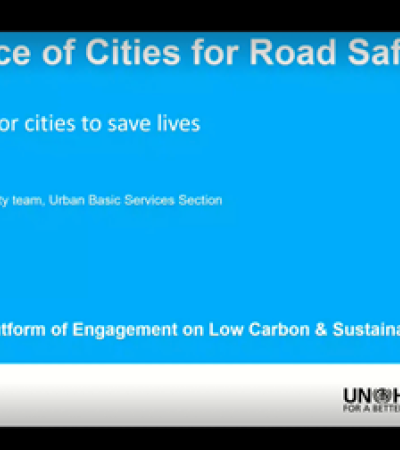 The Alliance of Cities for Road Safety (ACROS) - A one-stop-shop for cities to save lives