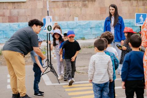 Road Safety events in kindergartens_Unicef Armenia
